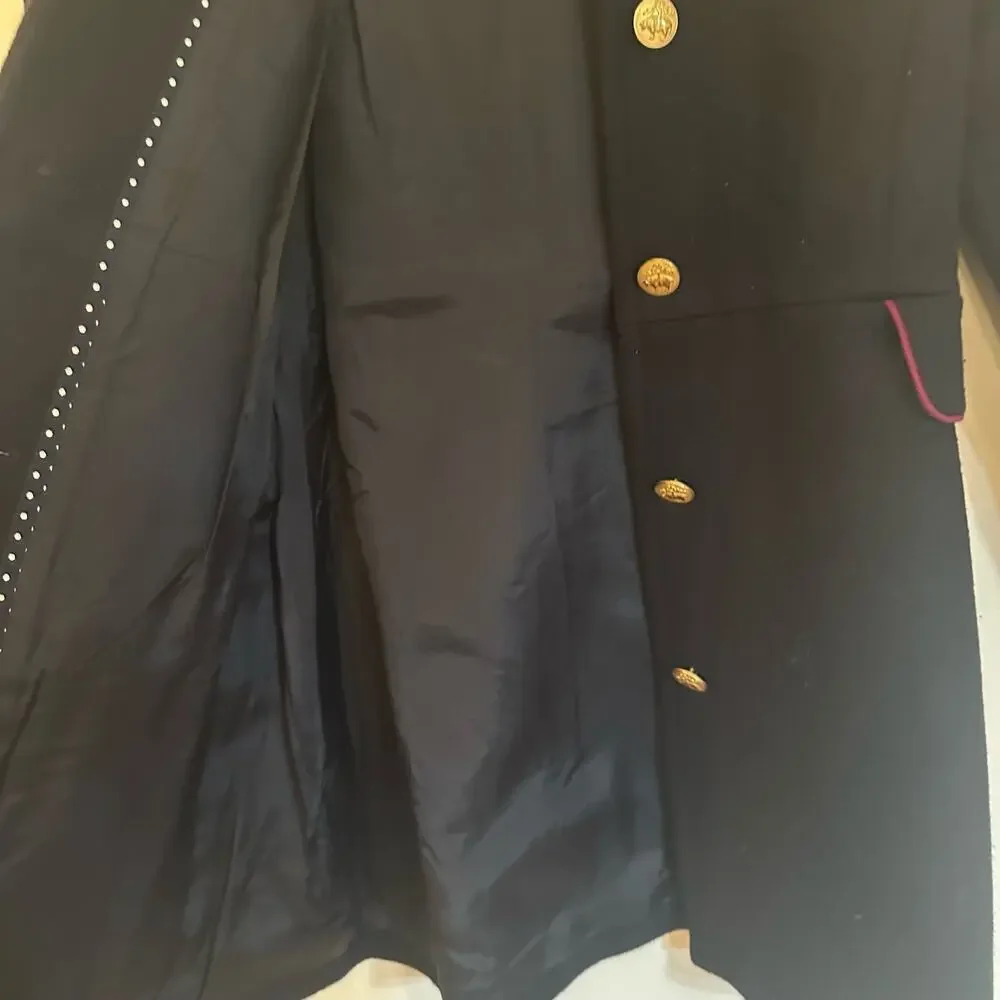 Brooks Brothers Girls Dress Coat sz S peter pan collar dress coat